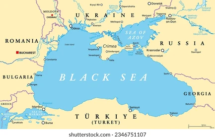 Georgia map with destinations